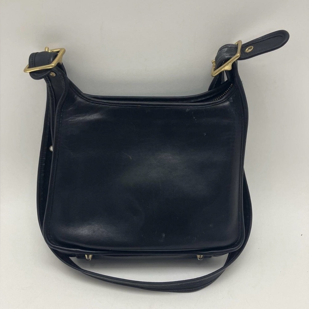 Coach Legacy Court Black Leather Vintage Crossbody